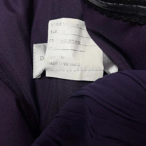 DESSY COLLECTION | LUX CHIFFON BRIDEMAID PROM DRESS IN CONCORD COLOR - Picture 14 of 14